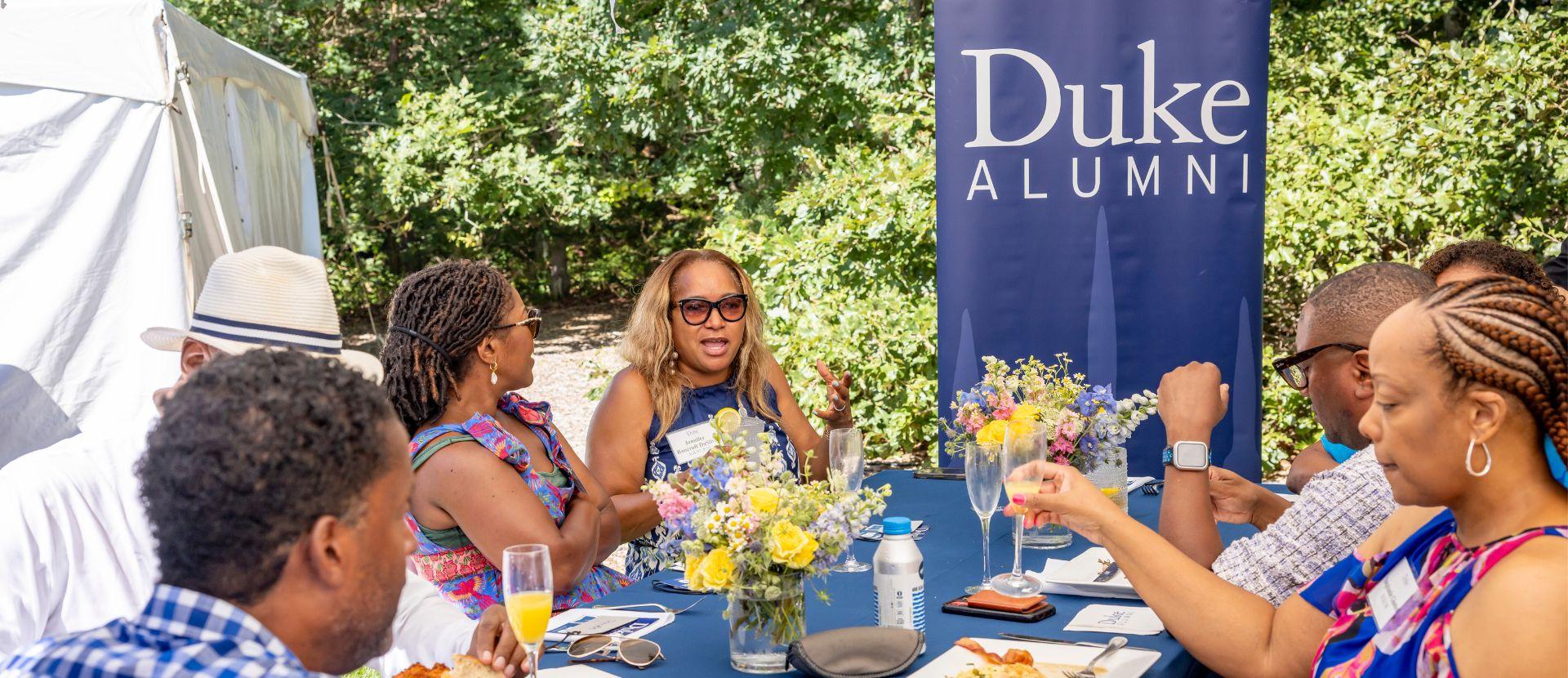 Duke Black Alumni at the Martha's Vineyard event, Aug. 2024