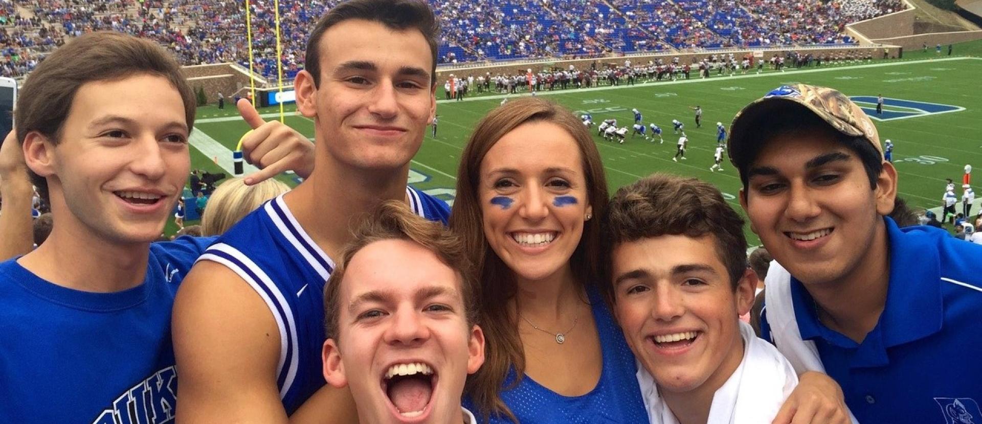 Bobby Menges and friends at Wallace Wade Stadium