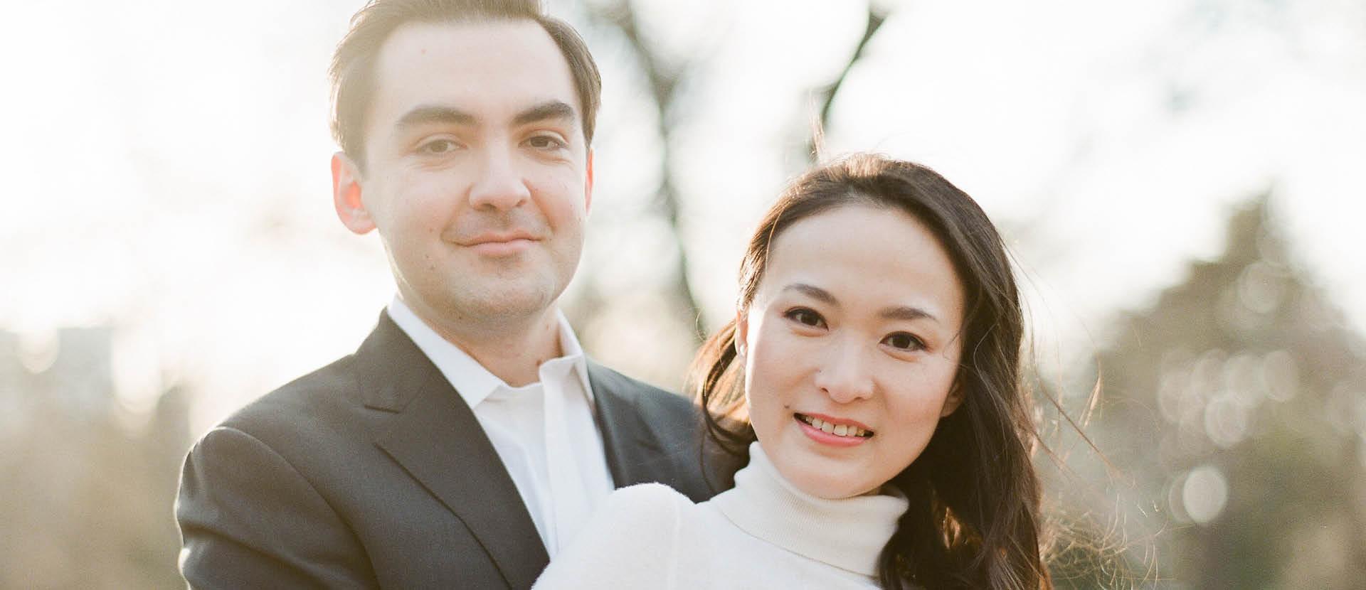 Portrait of Lilian Yang and Cosmin Panait