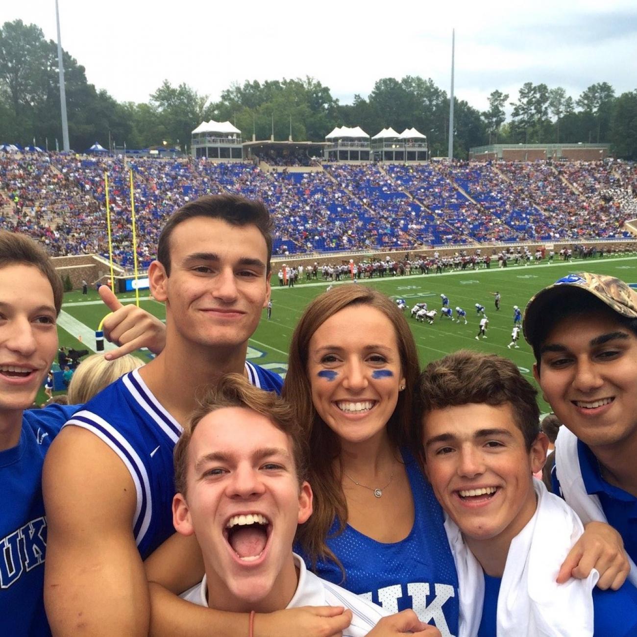 Bobby Menges and friends at Wallace Wade Stadium