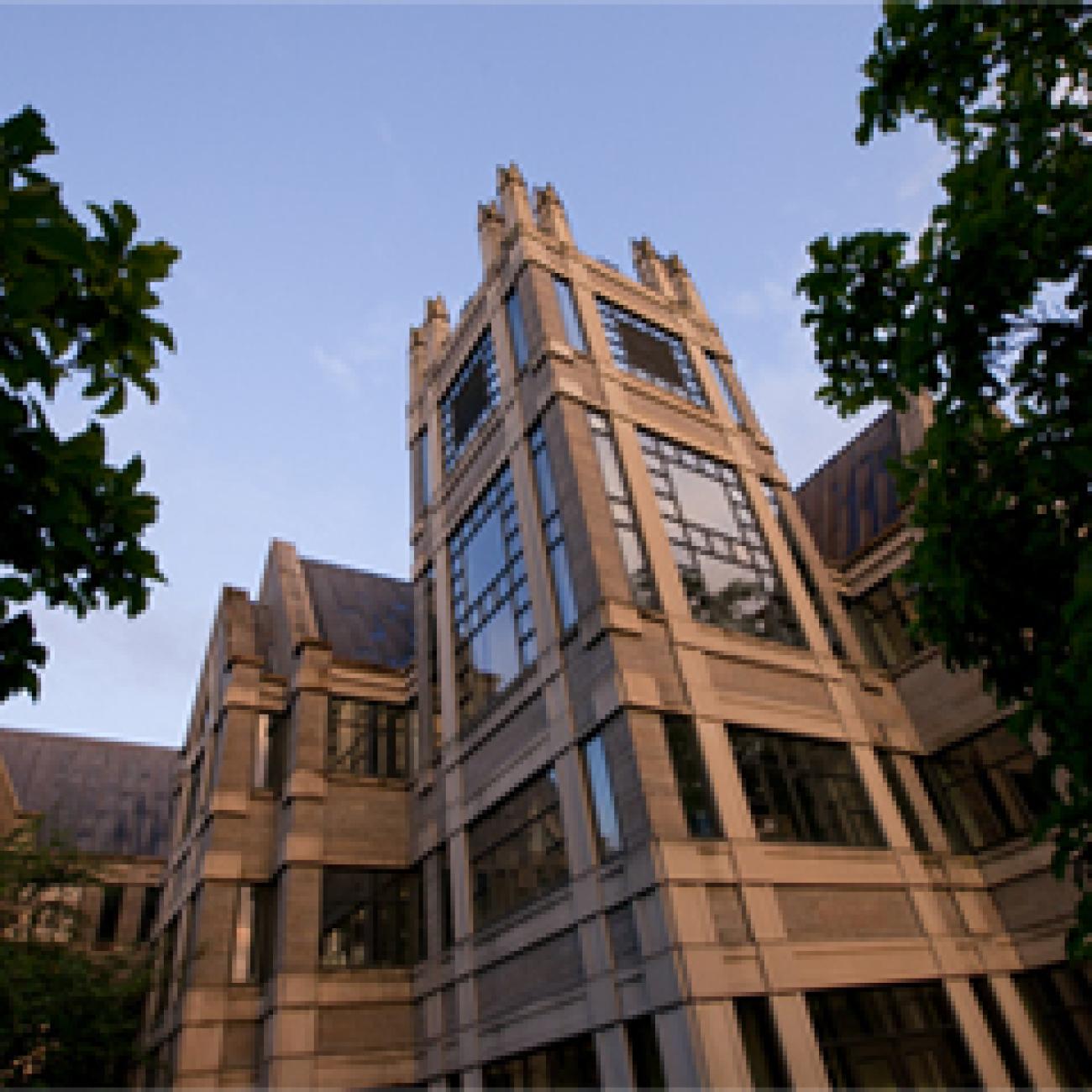 An external view of the Sanford School of Public Policy