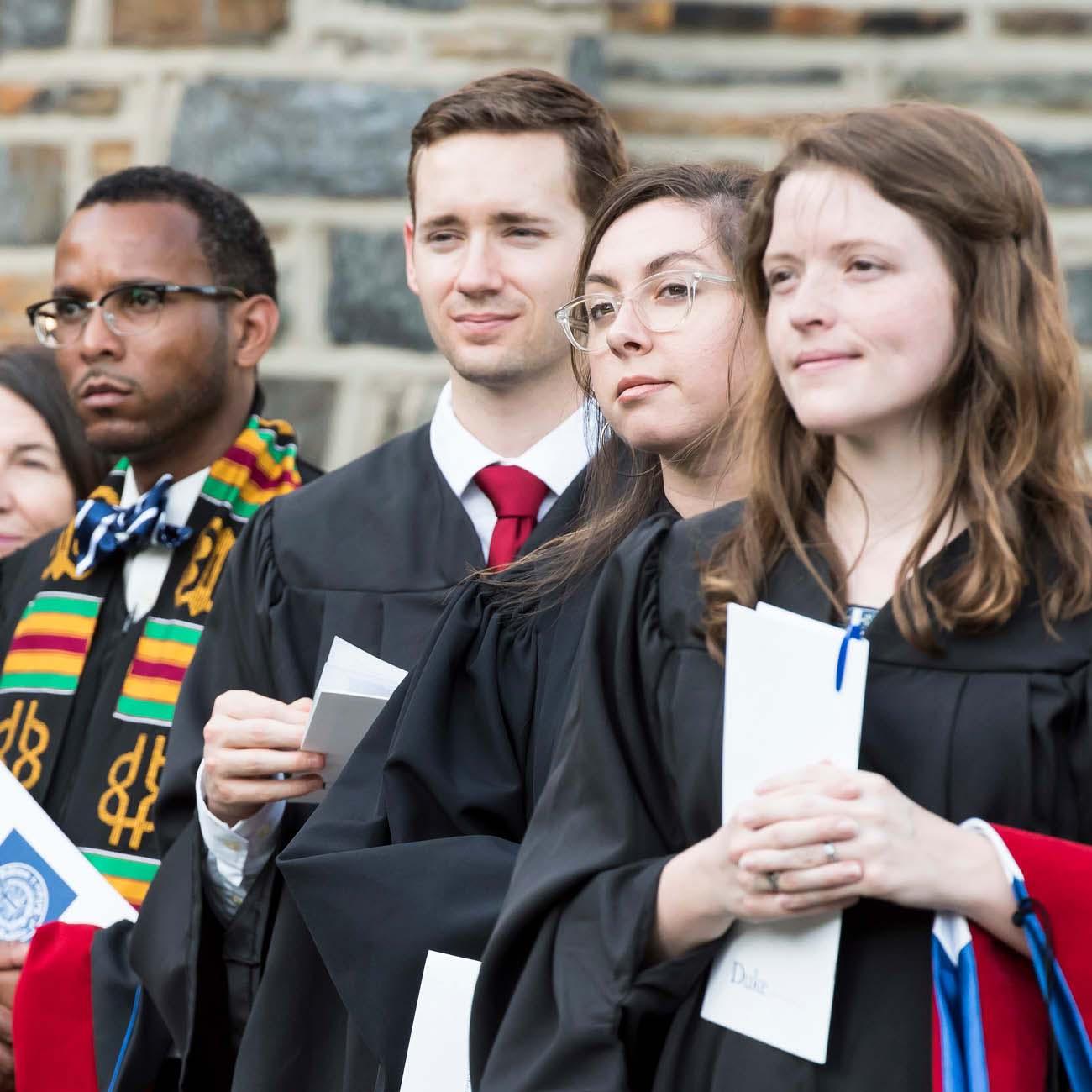 A group of five Duke Divinity School graduates
