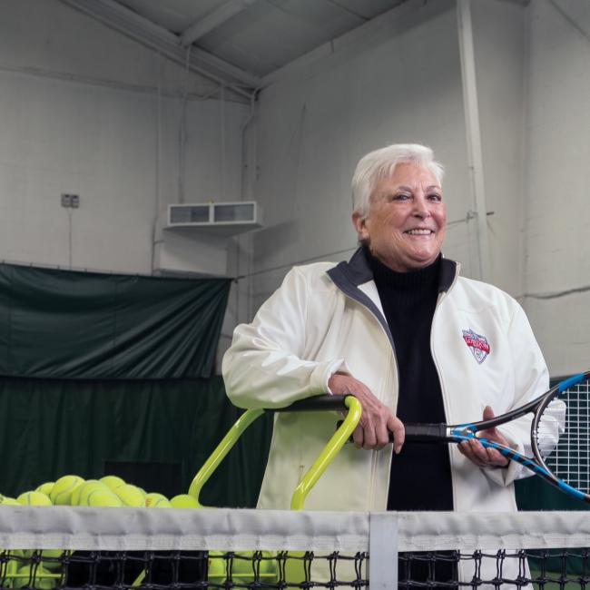 Donna Bernstein is passionate about tennis and philanthropy.